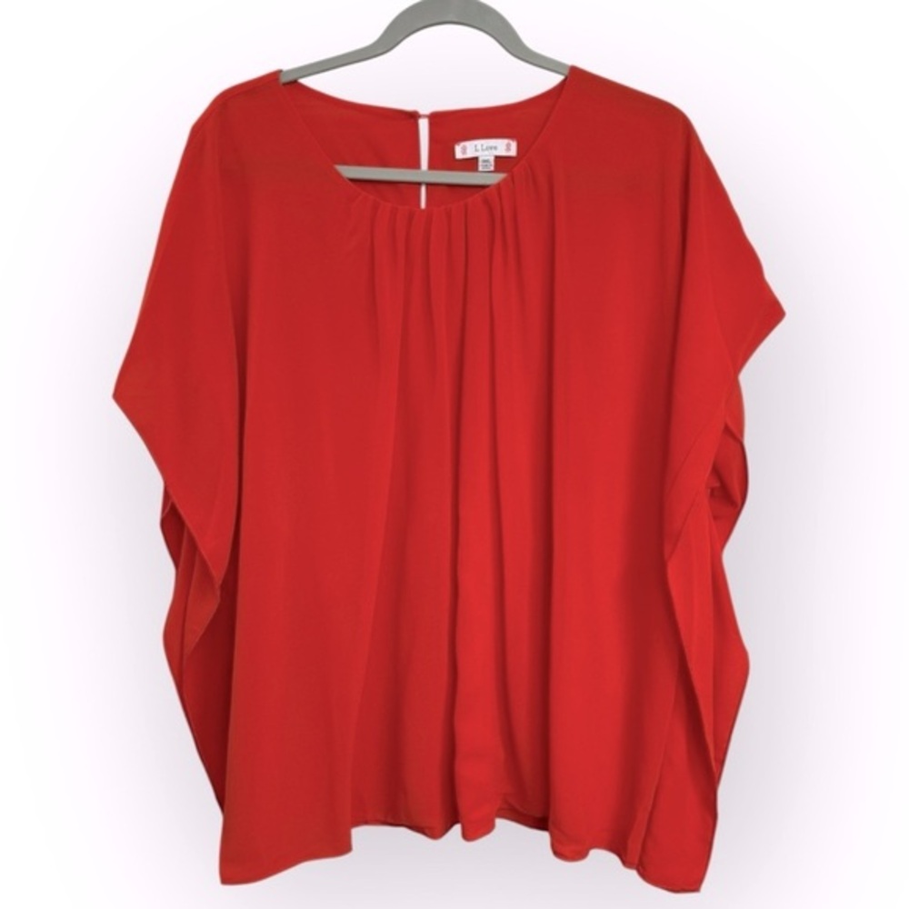 L Love Women’s Chic Scarlet Women's Blouse Size 3X *2115